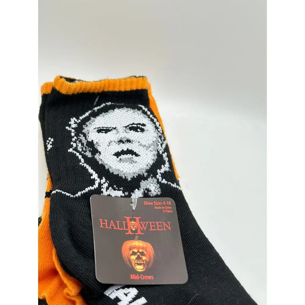 Halloween II There is No Place to Hide Crew Socks